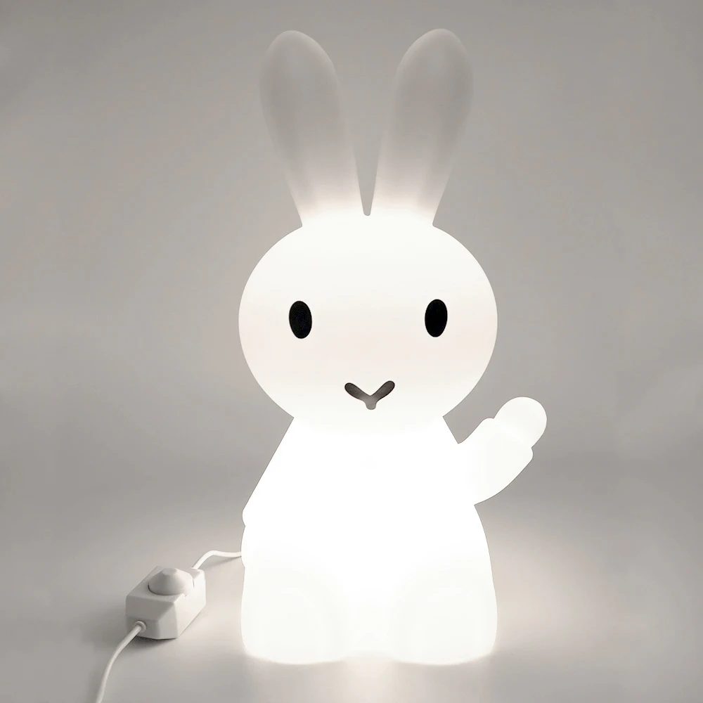 

Rabbit Bunny Hare Baby Lamp Night Light Dimmable USB Lamp Creative Cartoon Animal Gift For Kids Children Bedroom LED Table Lamp