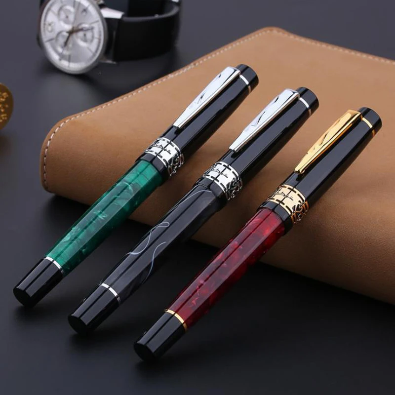 

Picasso 915 Pimio High-end Marble Celluloid Barrel Refillable Roller Ball Pen Professional Office Stationery Writing Tool New