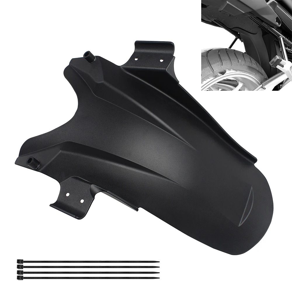 

Black Waterproof Plastic Rear Fender Splash Guard Mudguard For BMW R1200R 2006-2014 Only For Non-ESA Models Motorcycle