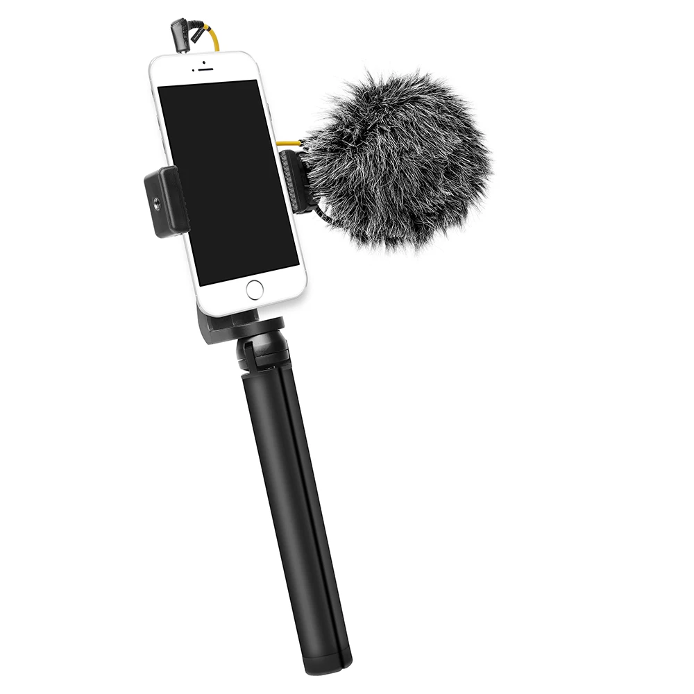 Tùy Dạng Đế V-Mic D4 Mini Đầu Micro Mic TRS 3.5MM Cho Vlog Video Phòng Thu DSLR Camera Điện Thoại Thông Minh iPhone