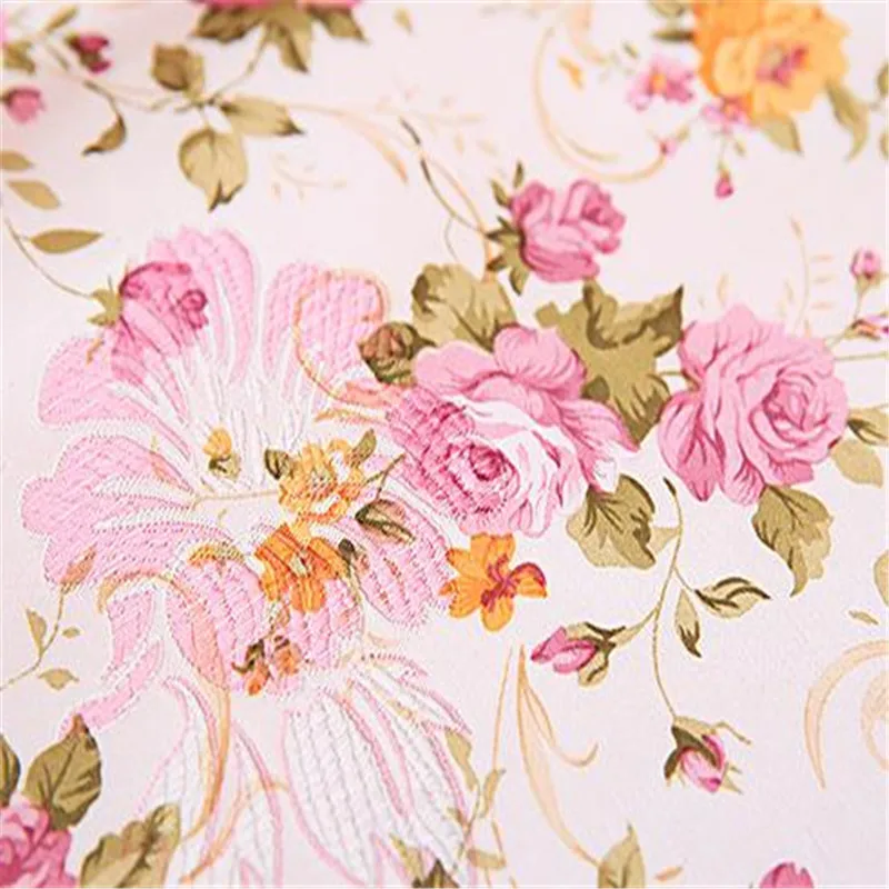 Jacquard Polyester Fabric Brocade Top Selling China Rose Flowers Design Pattern Fabrics For Elegant Women Cheongsam