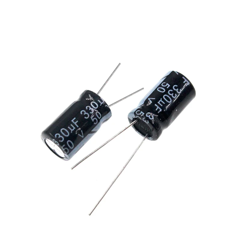 20pcs 330uF 50V 330MFD 50Volt 10*16mm Aluminum Electrolytic Capacitor Radial 330mf50v 330uf50v 50v330mf 50v330uf