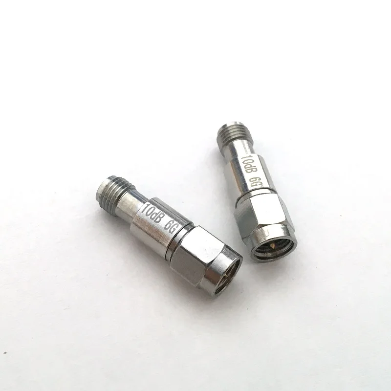 Laser mark SMA attenuator fixed 1/2/3/5/6/10/15/20/30/40/50 / 60dB; 6G 2w