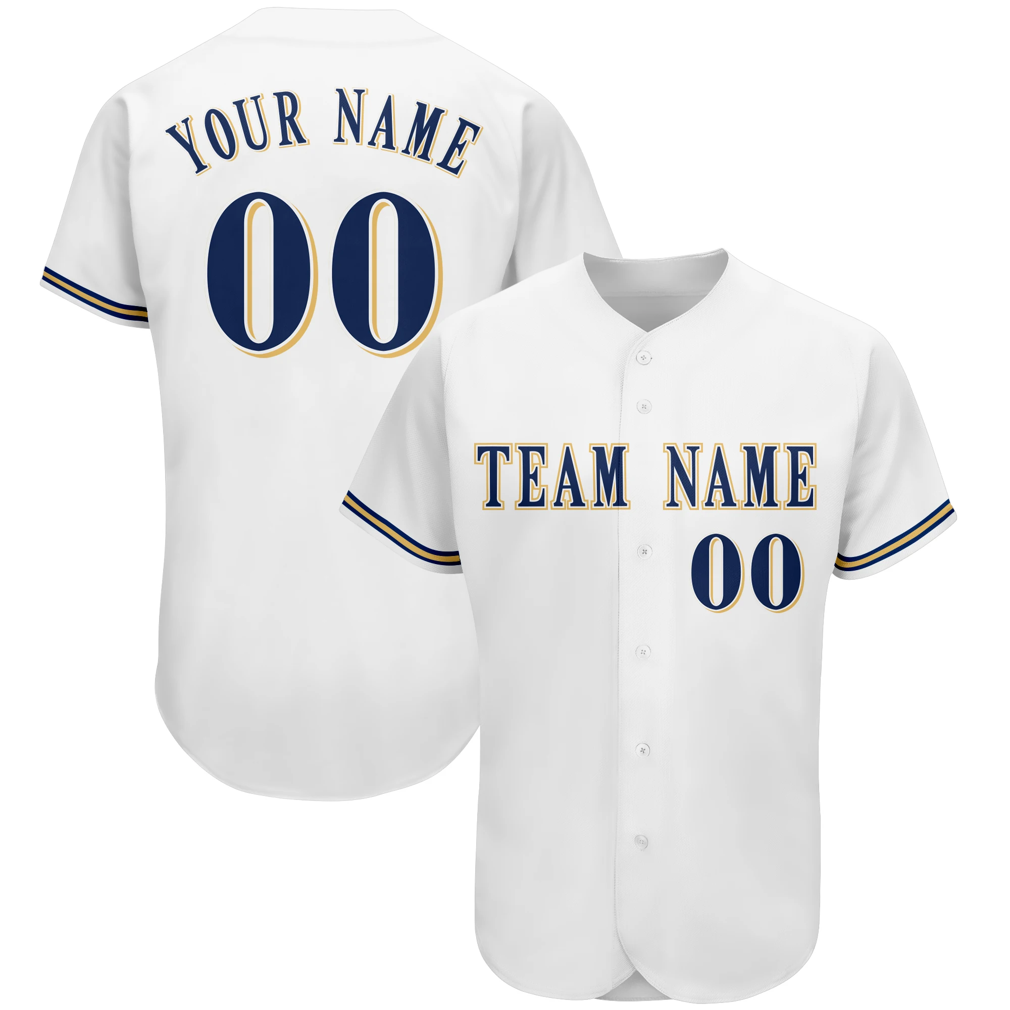 High Quality Baseball Jersey print Team Name/Number  Soft Casual/Athletic Sleeve Sportswear for Men/Lady/Kids Any Colour