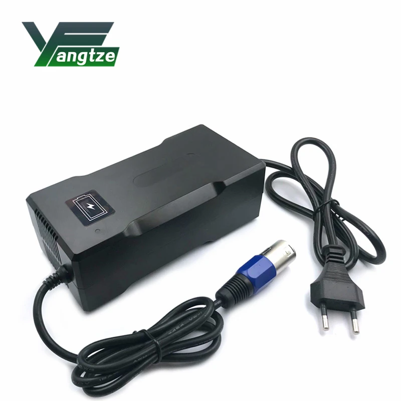 Yangzi 16.8V 10A lithium battery charger Fast charging 15V electric bicycle balance car power tools Universal with cooling fan