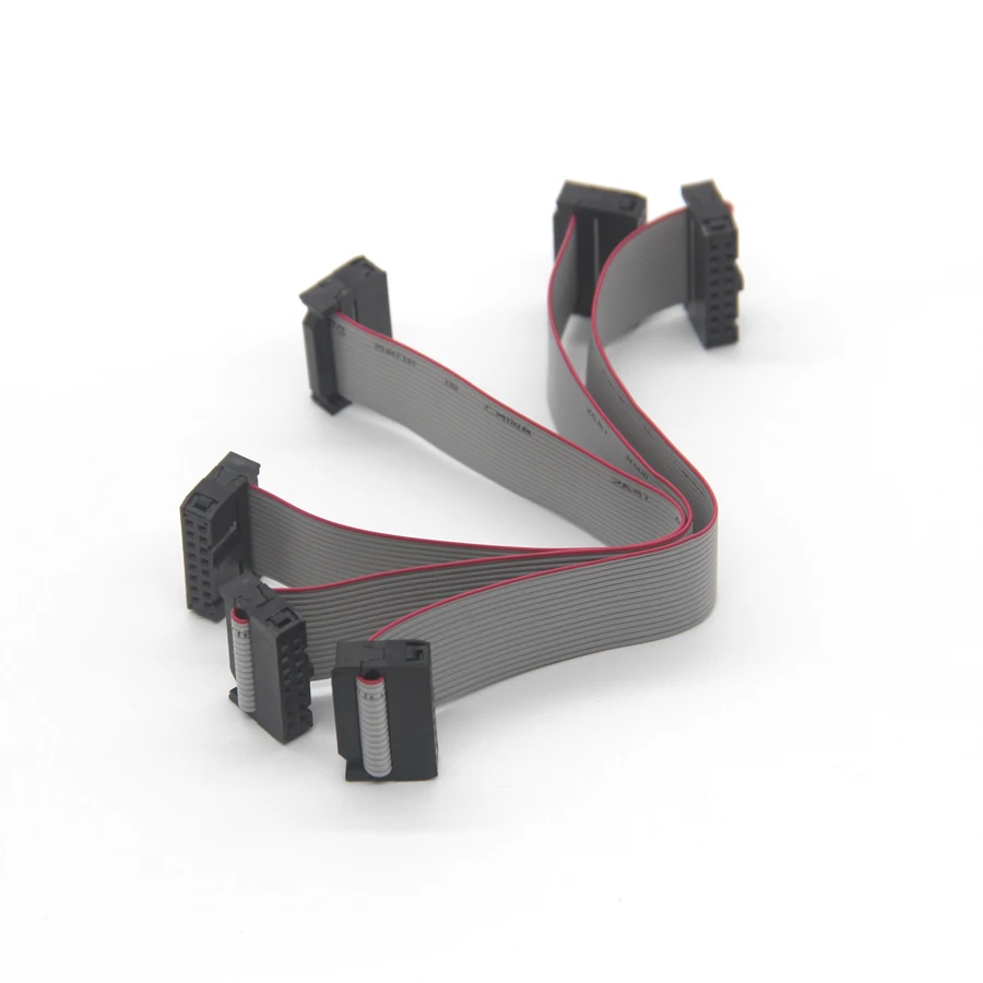 20pcs/lot Tinned Copper LED display 16Pin Ribbon cable connect hub flat cable signal transmit data line adapter