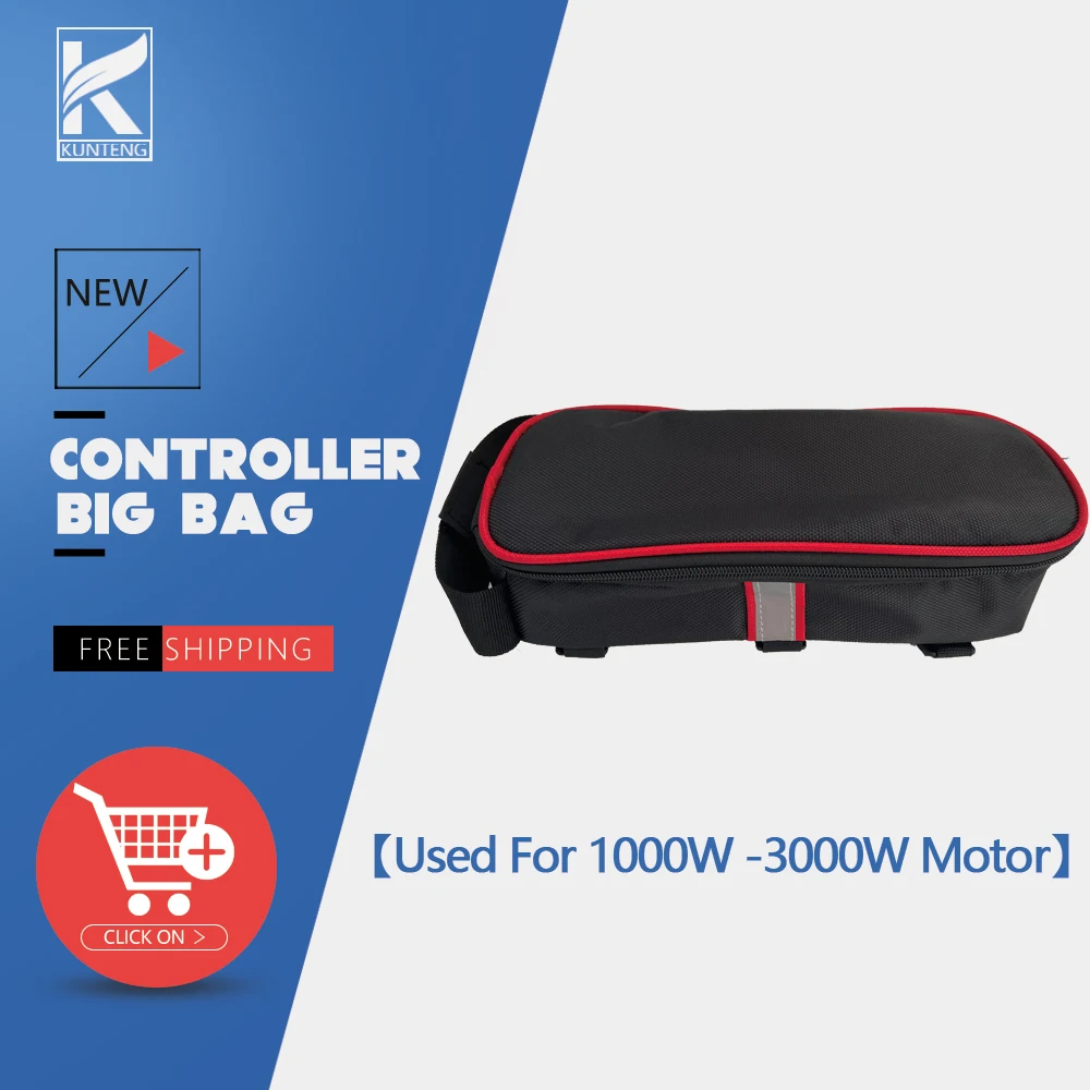 

Ebike Controller Bag 30A 35A 50A KT-Controller 12 18 Mosfets Big Waterproof Bag For Front Rear Hub Motor Conversion Kit