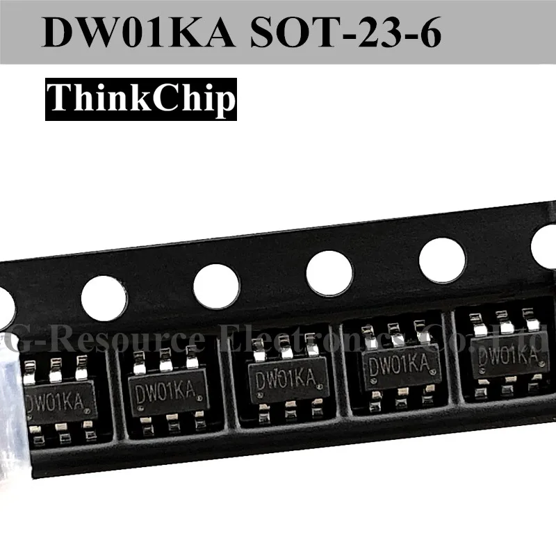 

(20 pcs ) DW01KA SOT23-6 SMD Lithium battery protection chip New original