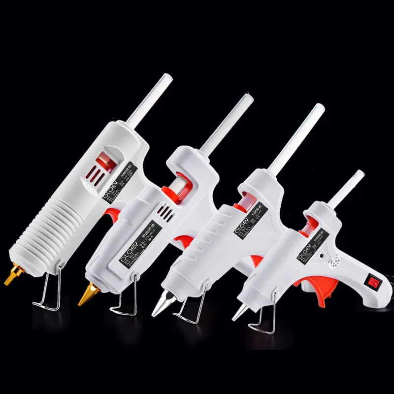 Pistola de Cola Quente com Bastões de Cola Ferramenta de Reparo Elétrico Pistolas Industriais Temperatura Térmica 40w80w100w120w150w mm 11 mm