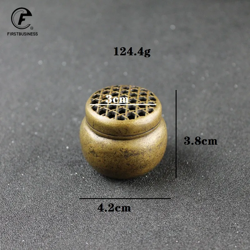 Grid Lncense Burner Retro Copper Dish Japan Korea Buddha Incense Holder Burner Brass Mini Sandalwood Censer Incense New