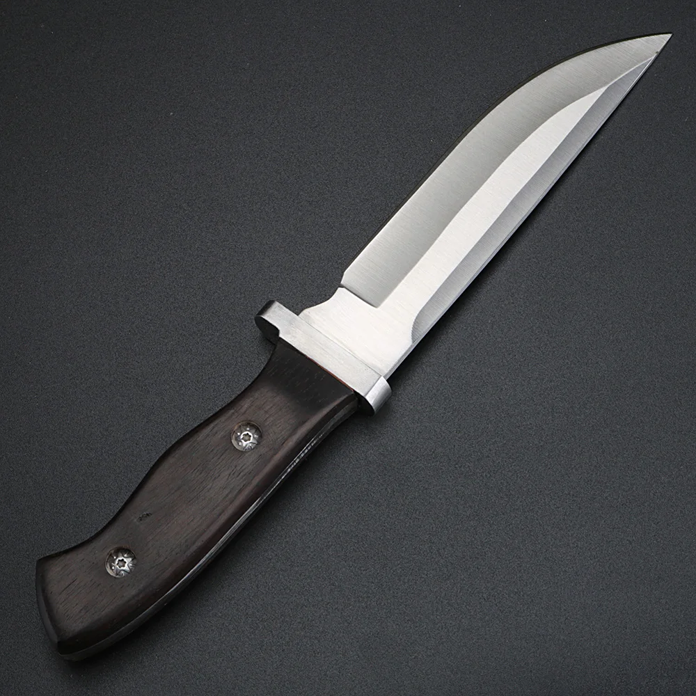 XUAN FENG Outdoor Knife Camping High Hardness Survival Knife Handmade Hunting Straight Knife Tactical Cold Weapon Knife