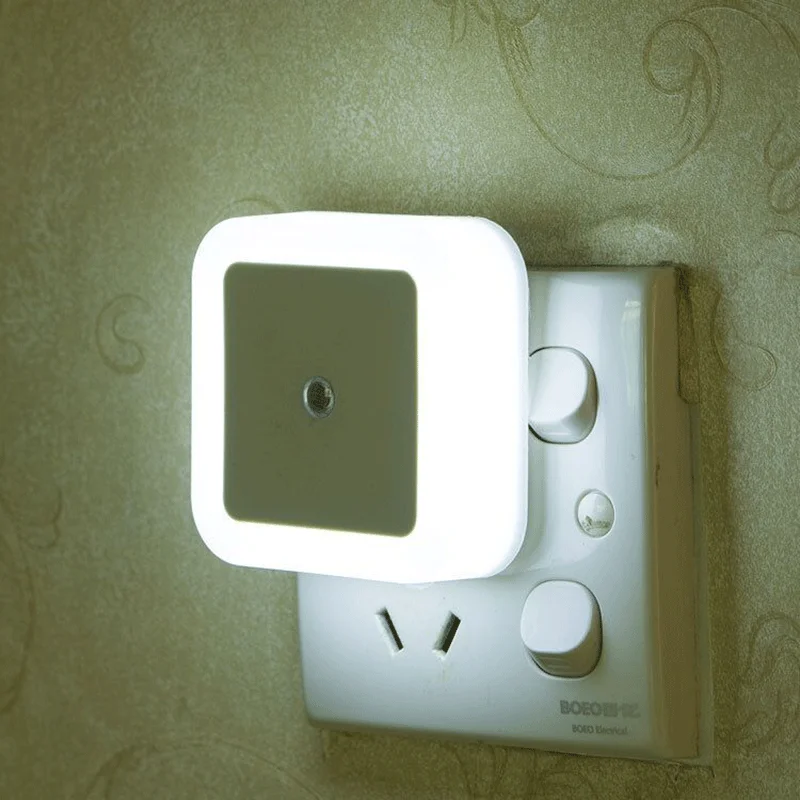 Plug Night Light in Light Sensor Light Activated LED Night Lights