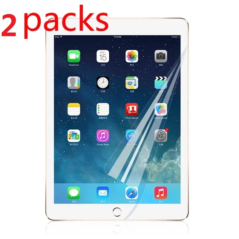 Pet Film Screen Protector for iPad 10.2 9.7 10. 5 10.9 11 New iPad 8 7 6 5 9 Air 4 3 2 Mini Glass iPad 2020 2019 2018 2021