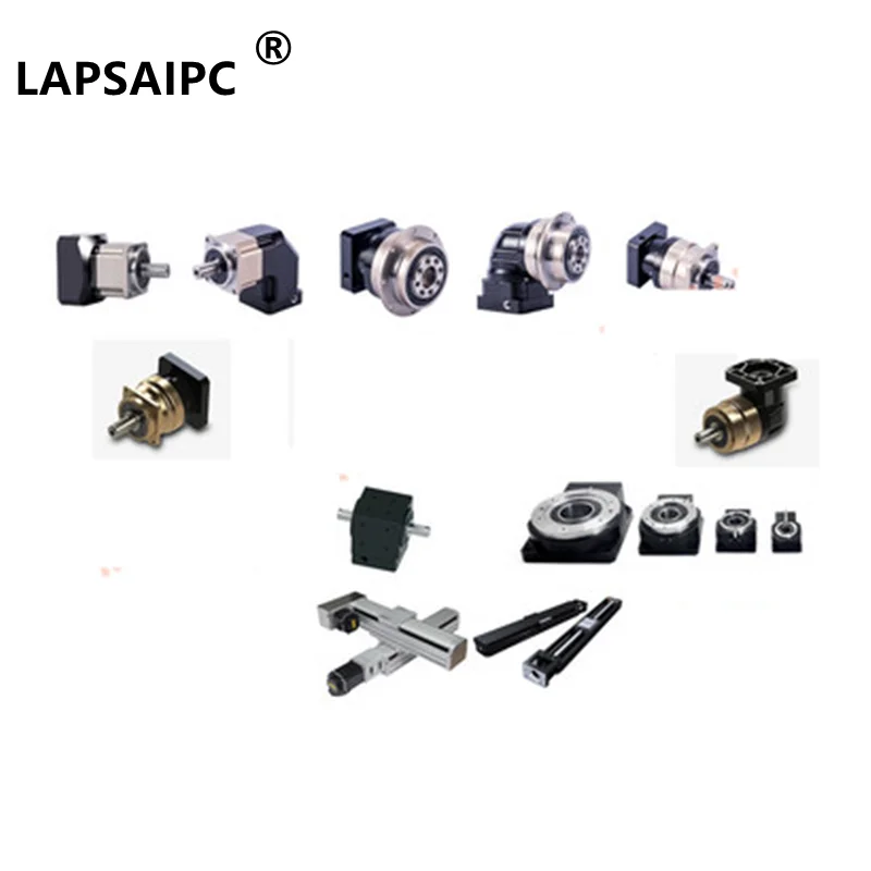 Lapsaipc PLF080-L2-19 planetary gear reducer 12 arcmin 2 Stage ratio 15:1 to 100:1 80mm 750w AC servo motor