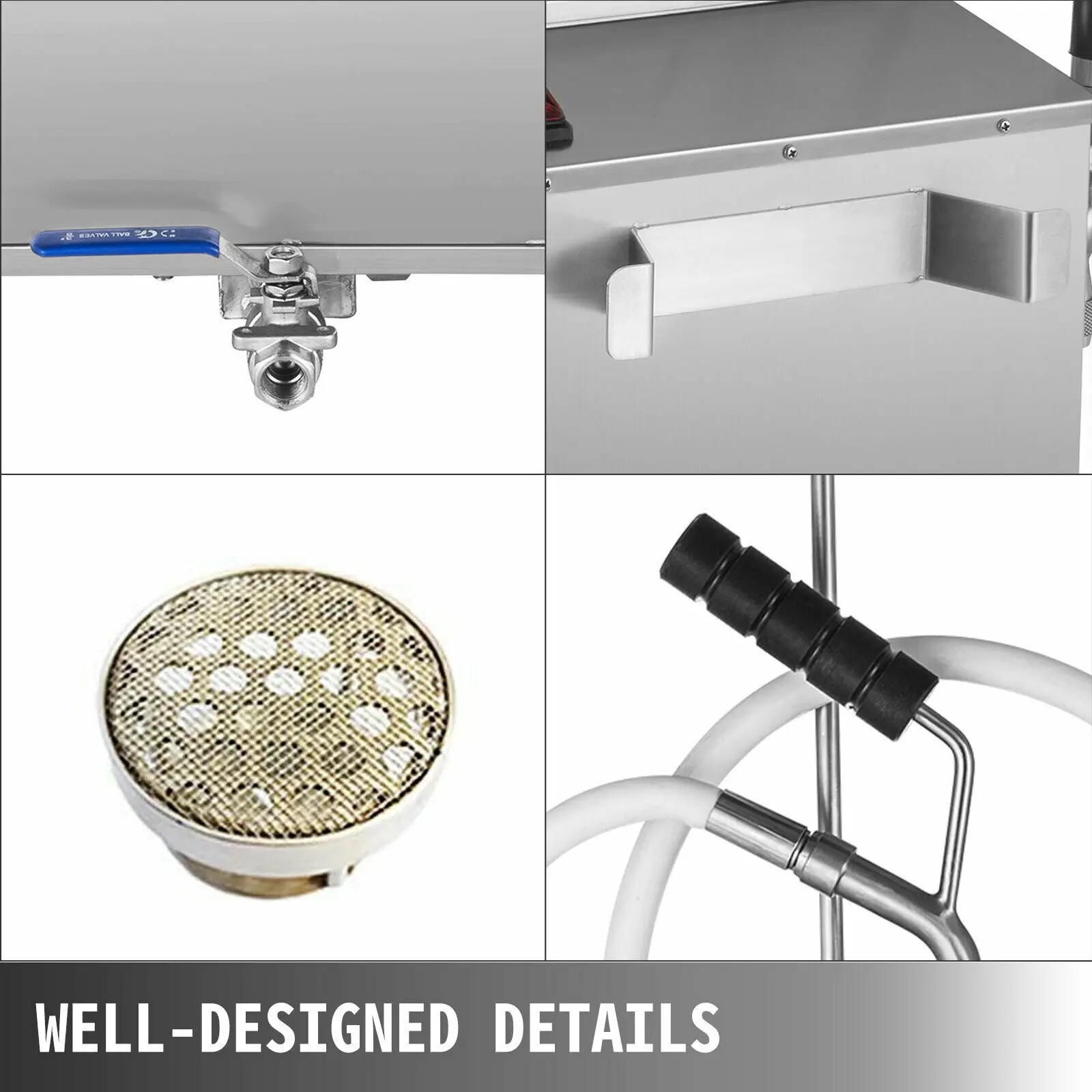 VEVOR 22 40 58L Điện Lọc Dầu Máy Thép Không Gỉ Tinh Dầu Chiết Xuất Máy Thương Mại Gia Dụng Ép Thủy Lực