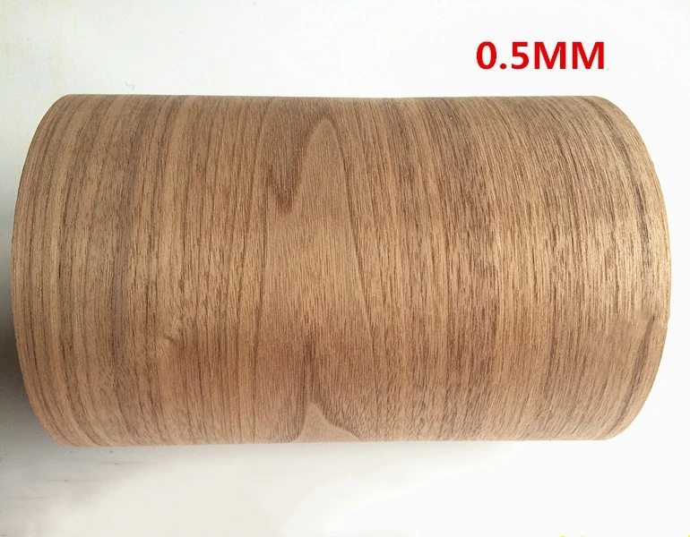 

Custom Natural Genuine Black Walnut Wood Veneer for Furniture Stereo 0.2mm to 0.5mm C/C