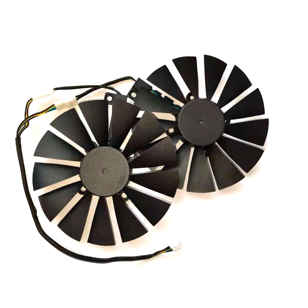 2 pçs/lote Novo FDC10M12S9-C T129215SM 4pin para ASUS STRIX RX470 RX570 fã placa gráfica