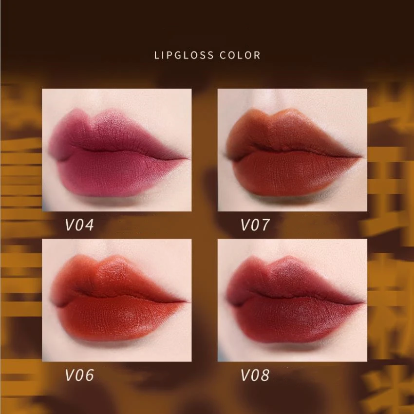 Joocyee Tortoise Shell Velvet Matte vloeibare lippenstift Lipgloss Glaze Soepel hydraterende waterdichte langdurige make-up