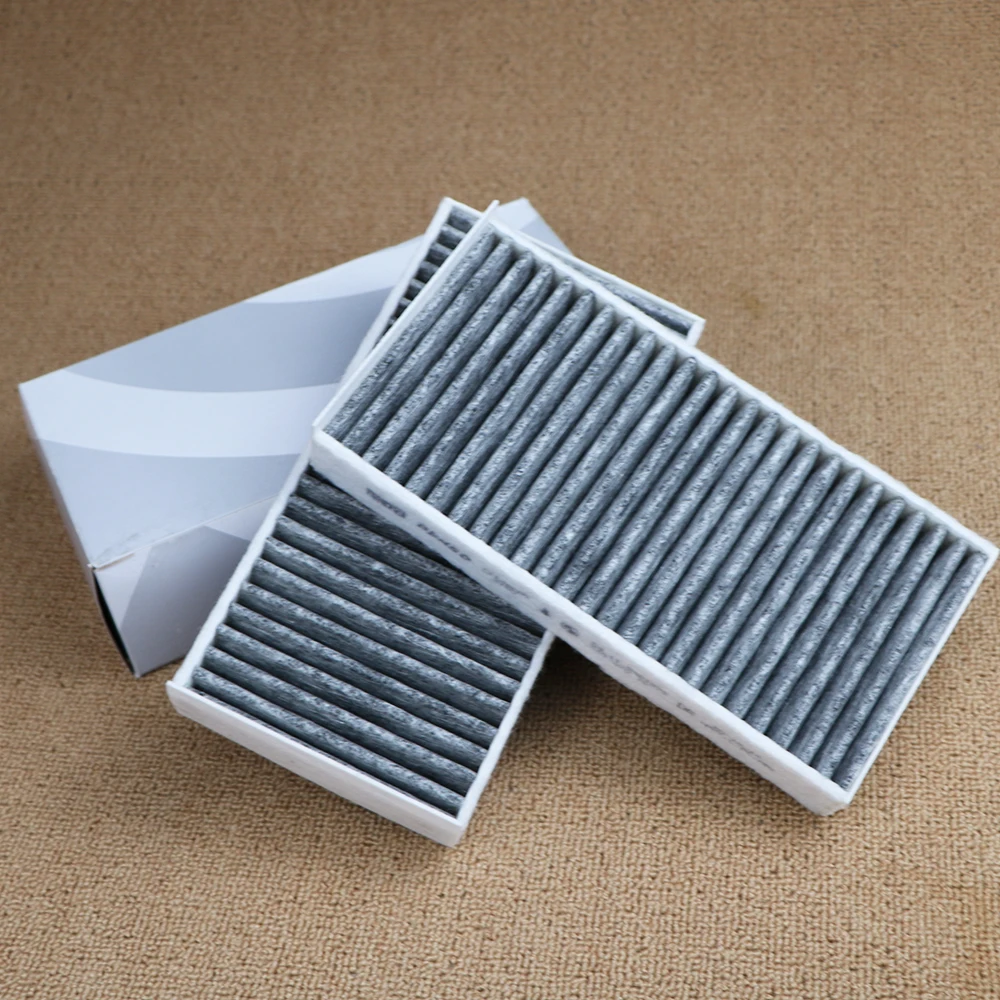 Cabin Filter 64319321875 2Pcs For Bmw F45 F46 214d 216i 218i 220i 225i/F48 X1/F39 X2 2013 2014 2015 2016 2017 2018 2019 Carbon