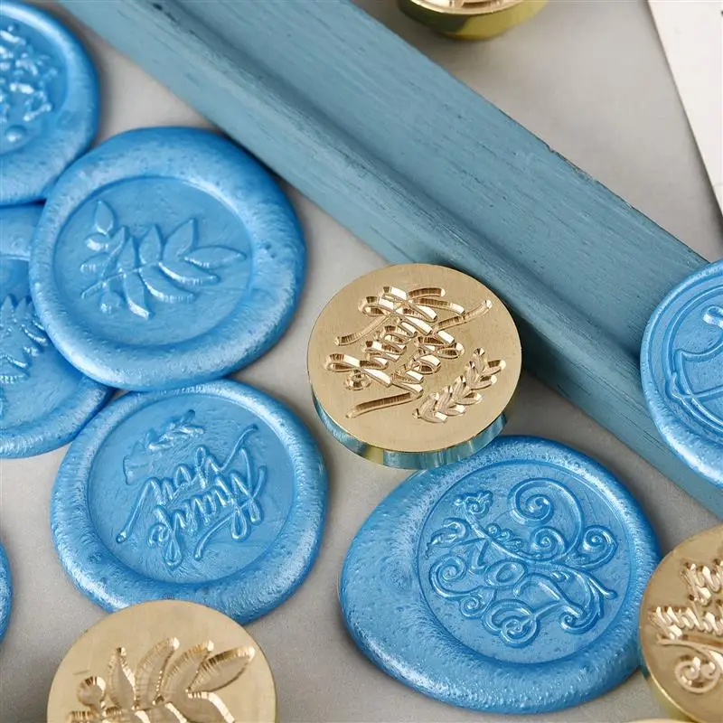 Wax Seal Stamps Retro Vintage Sealing Stamp Copper Head For Festival Gift Wrapping Cards Scrapbooking Sealing Tools Post Decor
