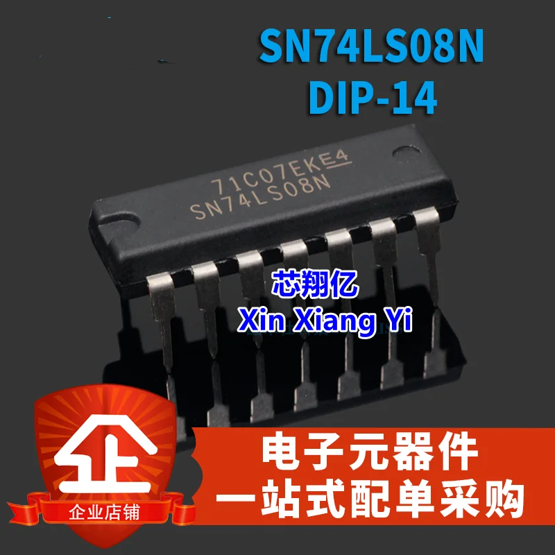 10pcs/lot SN74LS08N 74LS08 DIP-14