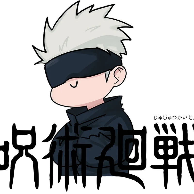 Three Ratels CA97 Jujutsu Kaisen Gojo Satoru Personalized Anime Sticker gabinete gamer home decoration decals