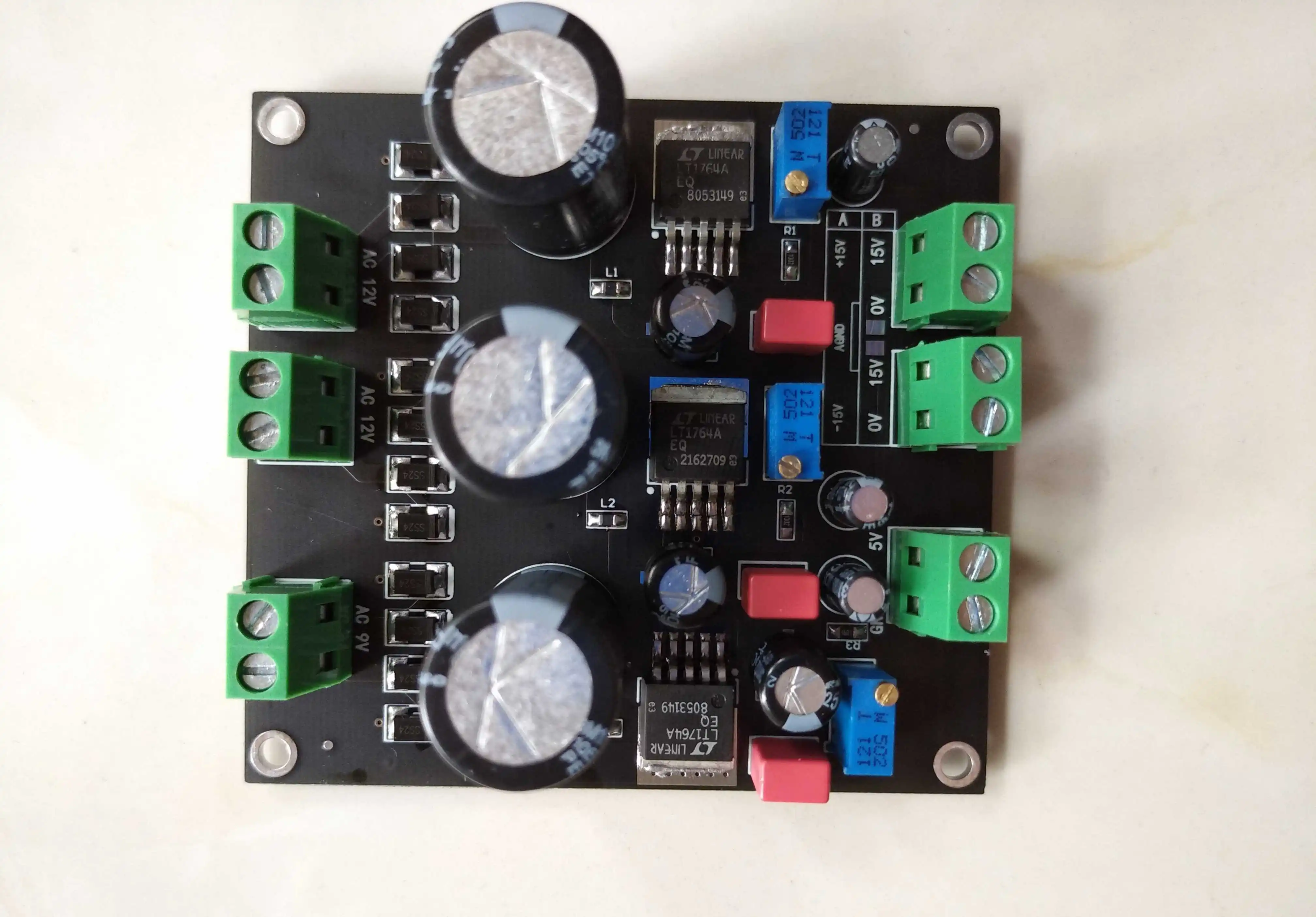 LT1764A low ripple and low noise upgrade DAC power amplifier pre-stage fever power board for R2R DAC