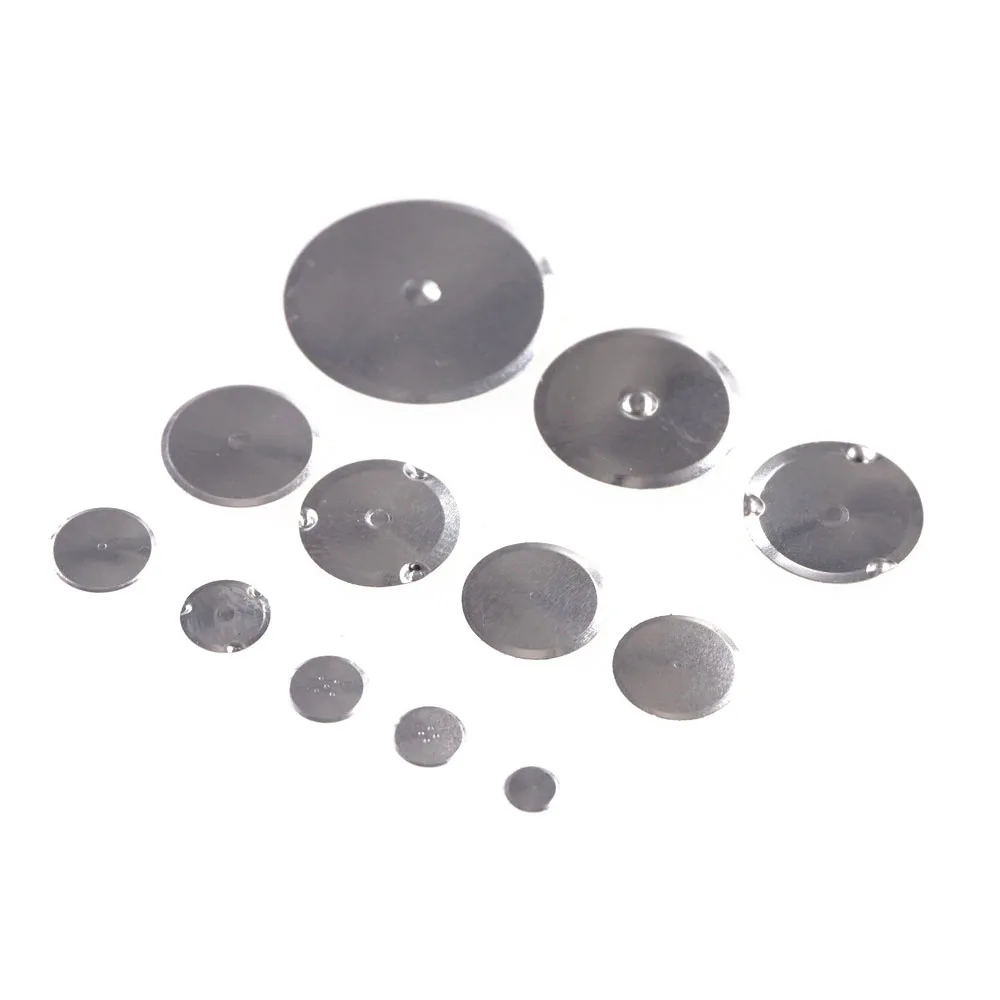 100pcs 3.0 4 4.5 6 7 8 9 10 12 mm Diameter Single Circle Round Shape Metal dome Snap Dome Switch SPST Array switch