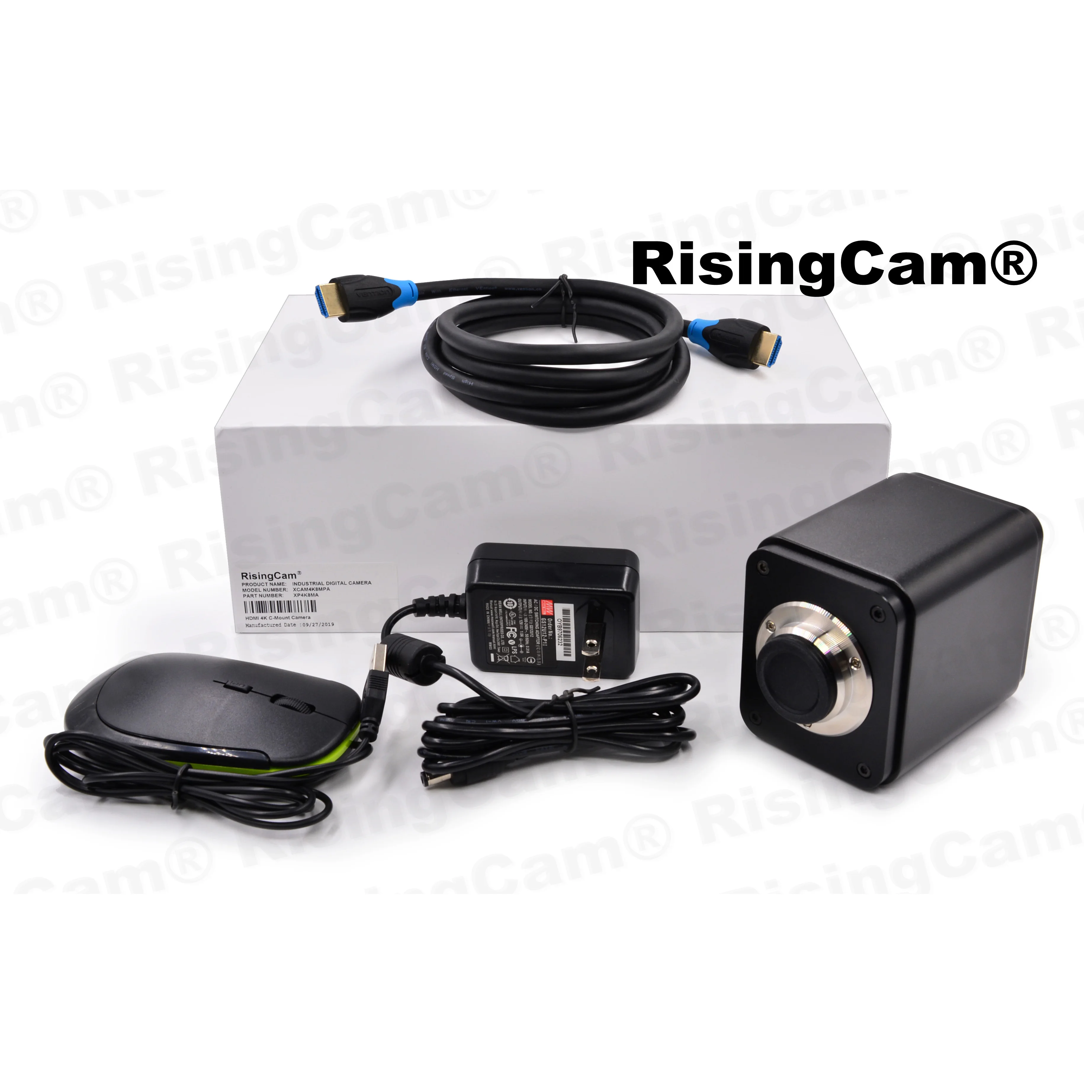 RisingCam High sensitivity 4K Ultra HD 30fps HDMI and USB Output Digital Microscope Camera 4K with imx485 1/1.2\