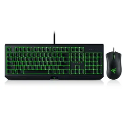 Razer BlackWidow Essential Mechanical Gaming Keyboard Green Switches And Razer DeathAdder Essential Game Mouse multiple choice