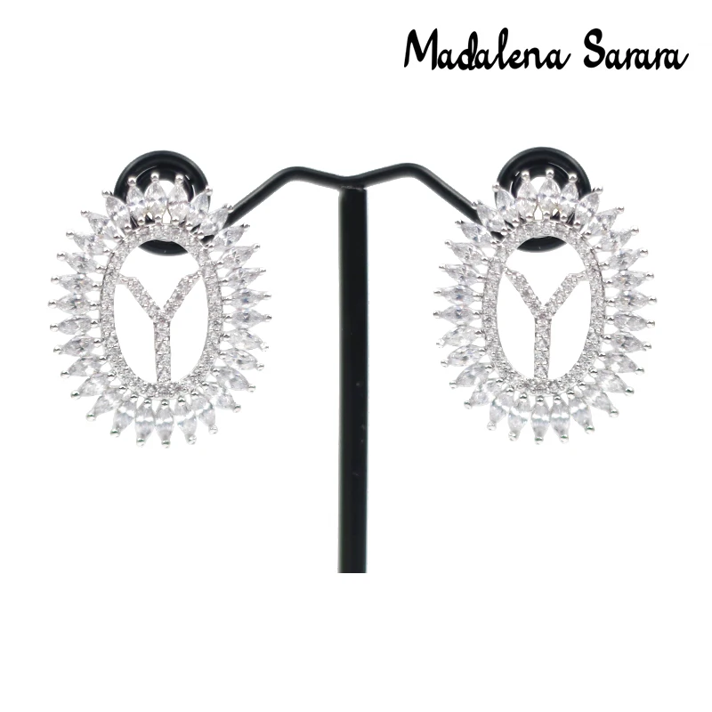 

OpMADALENA SARARA AAA Cubic Zirconia Pave Setting High Quality Women Dangle Earrings Various Style Options MD-00033320