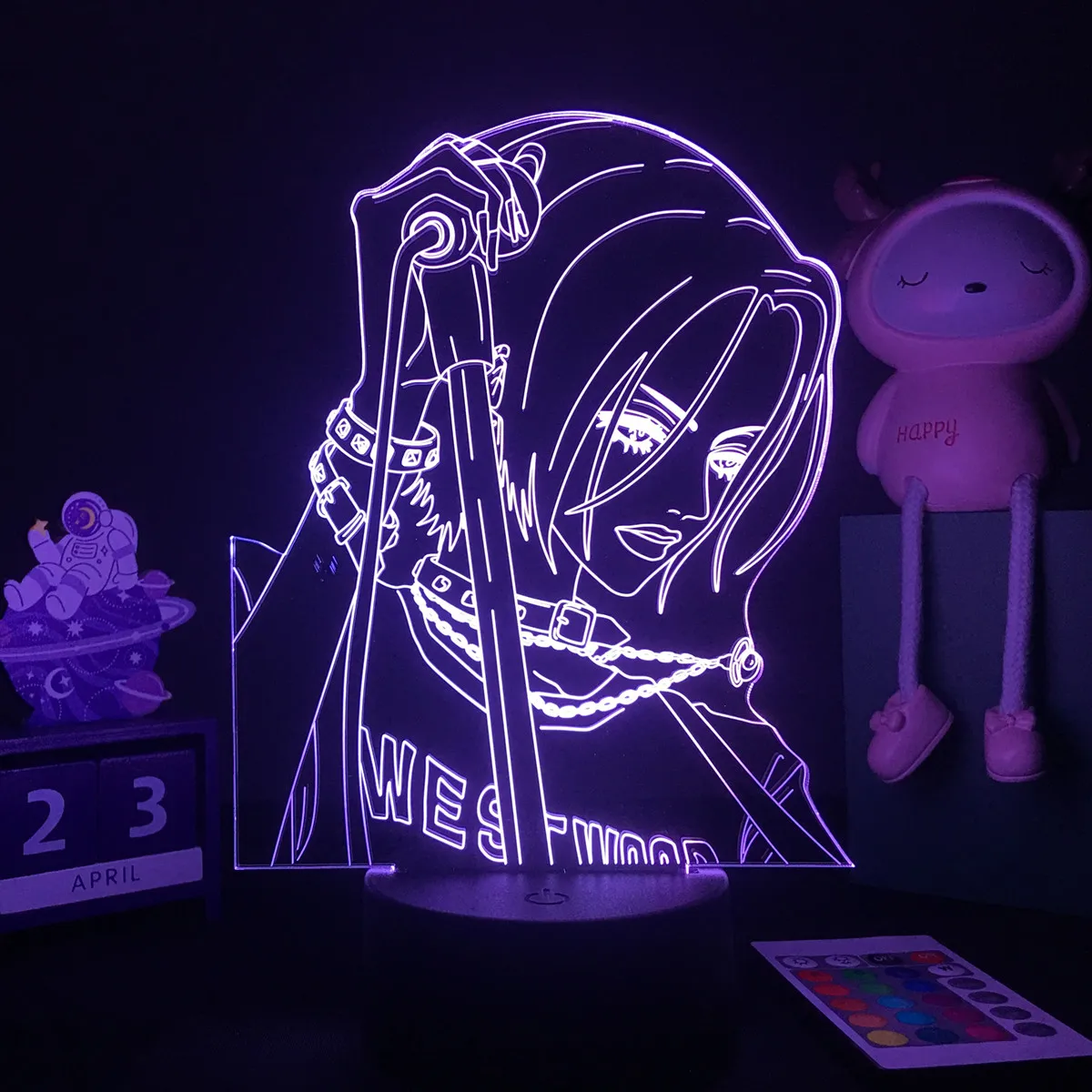 Anime Nana 3D oświetlenie nocne LED na dekoracja sypialni lampa stołowa Nana Osaki figurka dla dzieci dziewczynki lekka Manga prezent Dropshipping