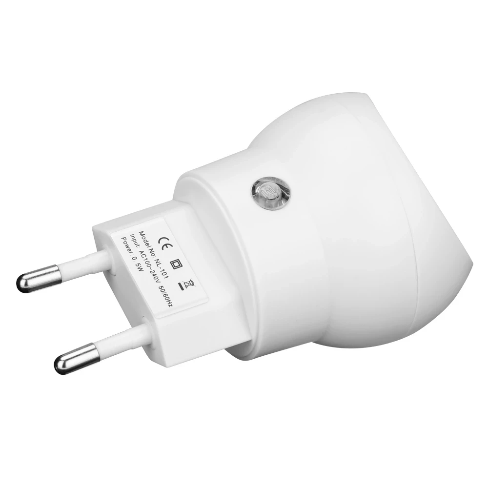 LED Night Light  360 Rotating Bedside Lamp 220V Baby With Light Sensor LED Light Wireless Children Lamp Bedroom Lighting EU Plug