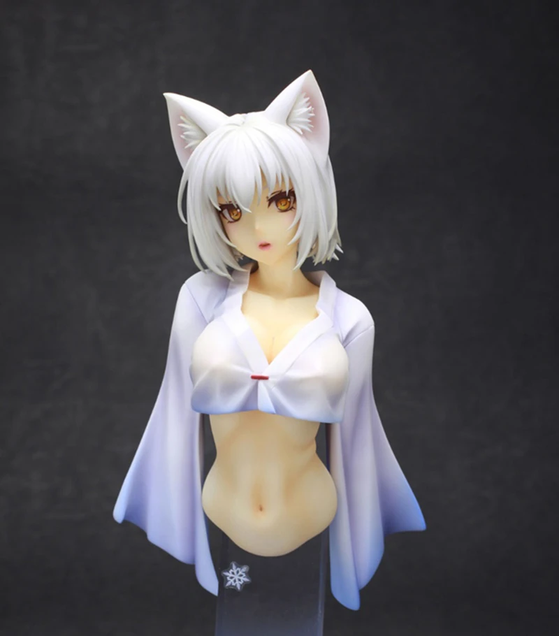 Resin Figure Kit Snow Cat Bust WF2020 Sexy Free shipping Unpainted Garage Resin Kit Model GK