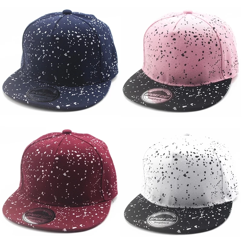 Casquette de Baseball pour enfants de 3 à 8 ans, pour garçons et filles, Hip Hop, flocon de neige, mode course, chapeau plat Design pour bébé, offre