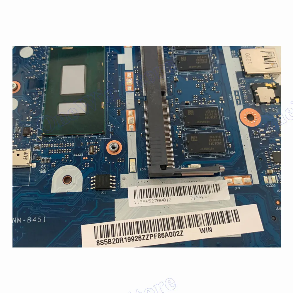 Placa base integrada para portátil Lenovo Ideapad, I3-7020U 4G para 330-15IKB 81DE / 330-17IKB 81DM, NM-B451 de prueba 100%, 5B20R19926, I3-8130