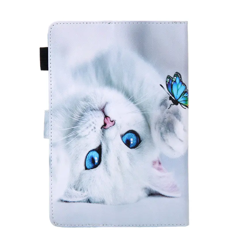 tablet case 7 inch universal For Huawei MediaPad T3 7.0 Cover For Samsung Tab A T280 Tablet Funda Cute Cat Print Stand Shell