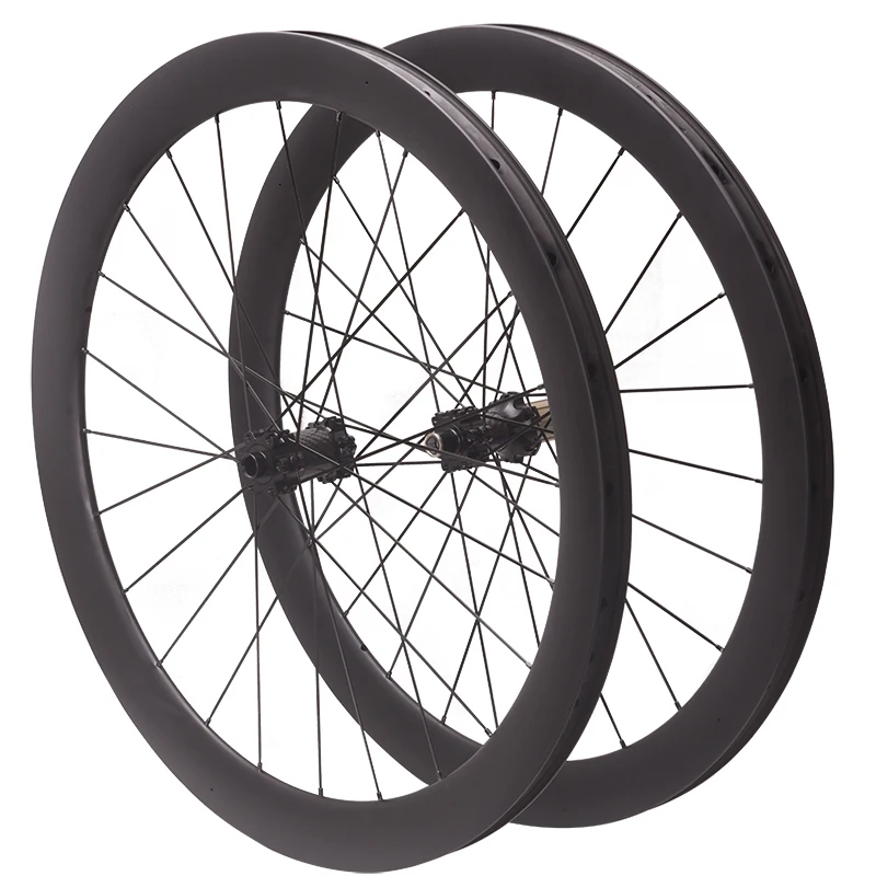 700c Carbon Disc Brake Wheelset with Central Lock or 6 Bolts, Cycloccross Bicycle Wheelset 35mm 50mm 62mm