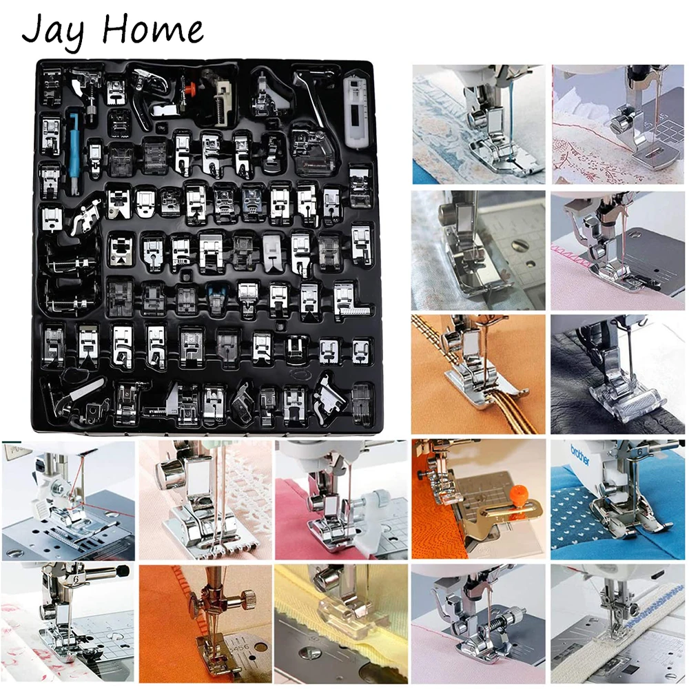 11/72 sztuk dociskarka do maszyny do szycia zestaw stopek profesjonalne domowe stopka dociskowa zestawy do Low Shank akcesoria do maszyn do szycia w