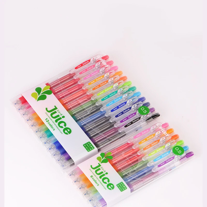 Japan PILOT Juice Colorful Gel Pen 0.38/0.5/0.7mm Large Capacity DIY Writing Student Painting Stationery