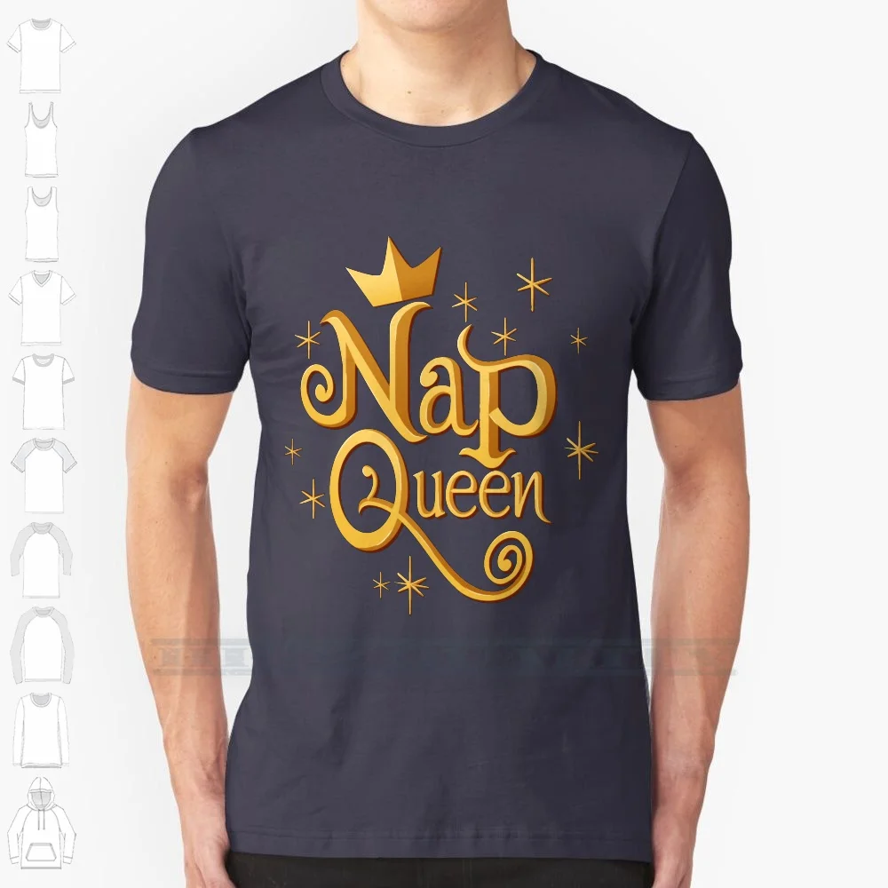 Sleeping Beauty-Nap Queen 100% Cotton T Shirt Wreck It Ralph Ralph Breaks The Internet Pixar Animation Aurora Sleeping Beauty