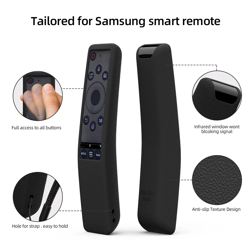 Remote Control Case for Samsung QLED Smart TV Soundbar BN59-01241A BN59-01242A BN59-01266A BN59-01312A Cover Silicone SIKAI