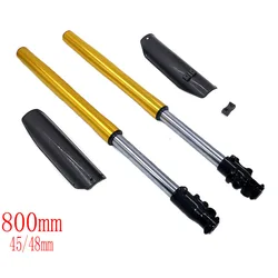 800MM Front Inverted fork shock absorption 45MM/48MM for Chinese Dirt pit bike CRF KLX with protector Cover