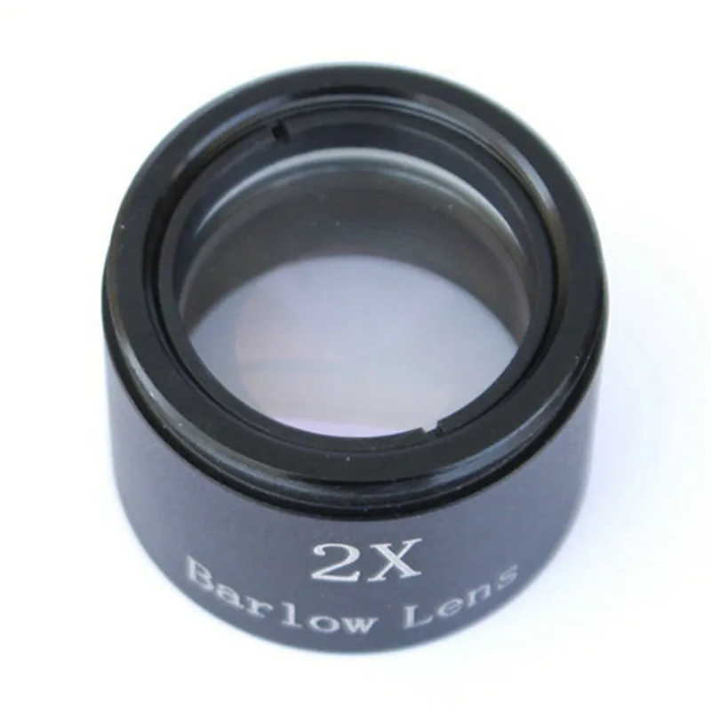 Agnicy 1.25 Inches Barlow Mirror Fine Thread&Coarse Thread Telescope Accessories 2X Eyepiece Extender Barlow Lens