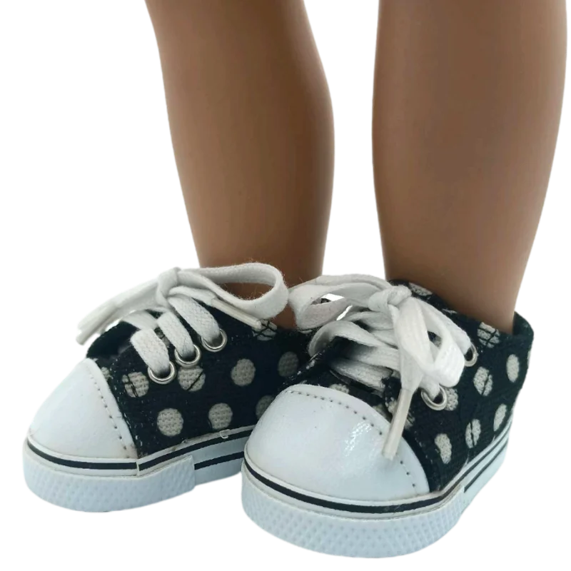 

Girl Doll 7cm Shoes Fits 18 Inch Doll 43CM Baby Dolls Sneacker Reborn Baby Doll Shoes