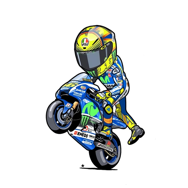 

Fuzhen Boutique Decals Exterior Accessories Motorcycle Road Racer Car Stickers Decal Anime Cute Auto Window Vinyl Decorative