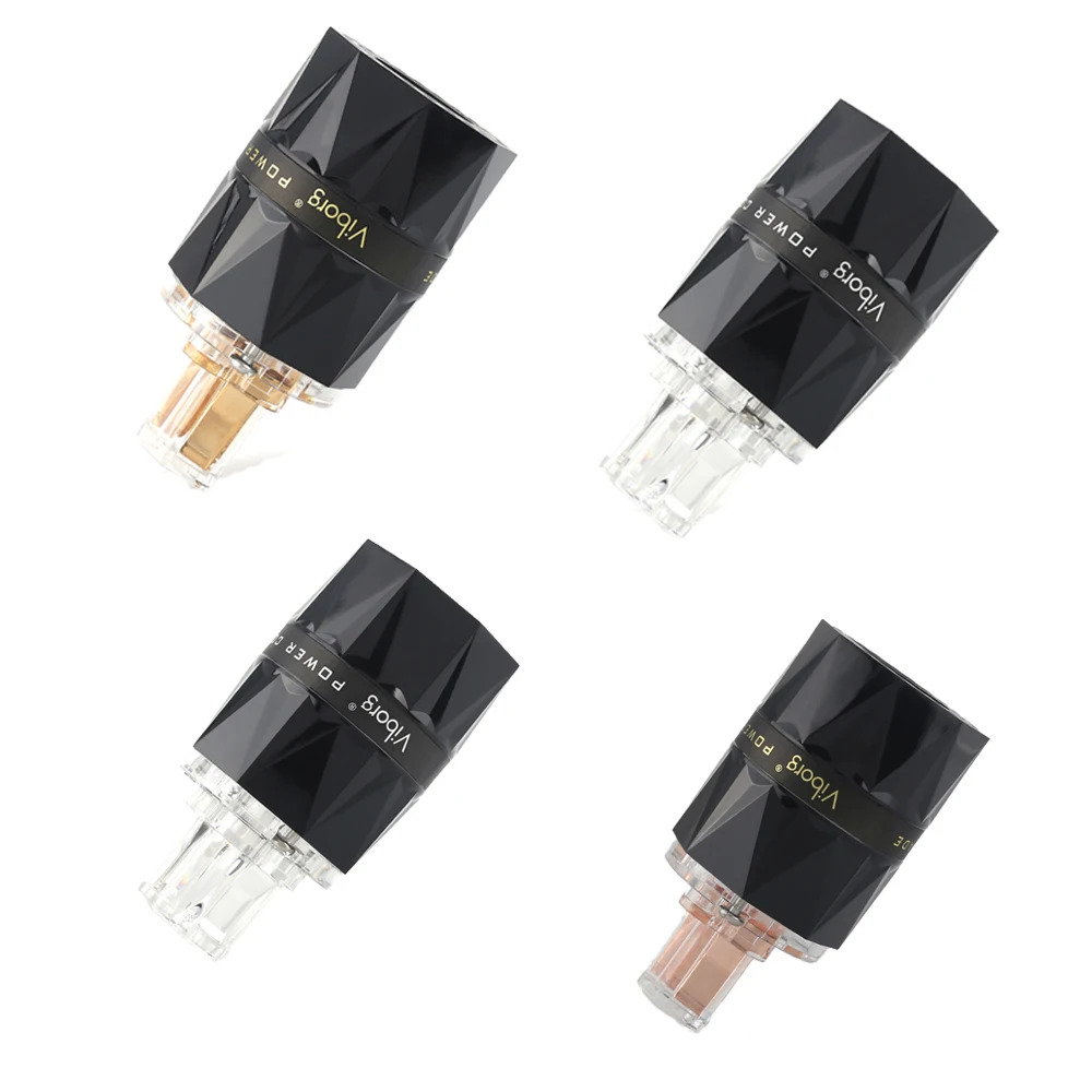 TOP Quality Viborg VF503 Pure Copper IEC Power Plug Connector for Audio DIY Mains Power Cable