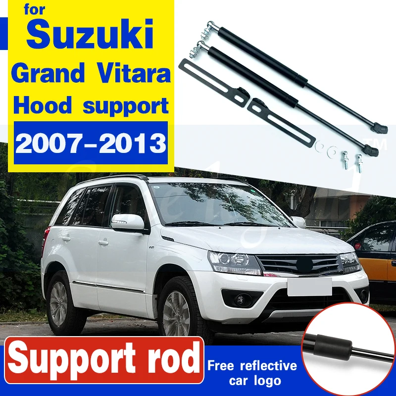 

2Pcs Car Front Engine Cover Bonnet Hood Shock Lift Struts Bar Support Rod Arm Gas Spring For Suzuki Grand Vitara 2007-2013