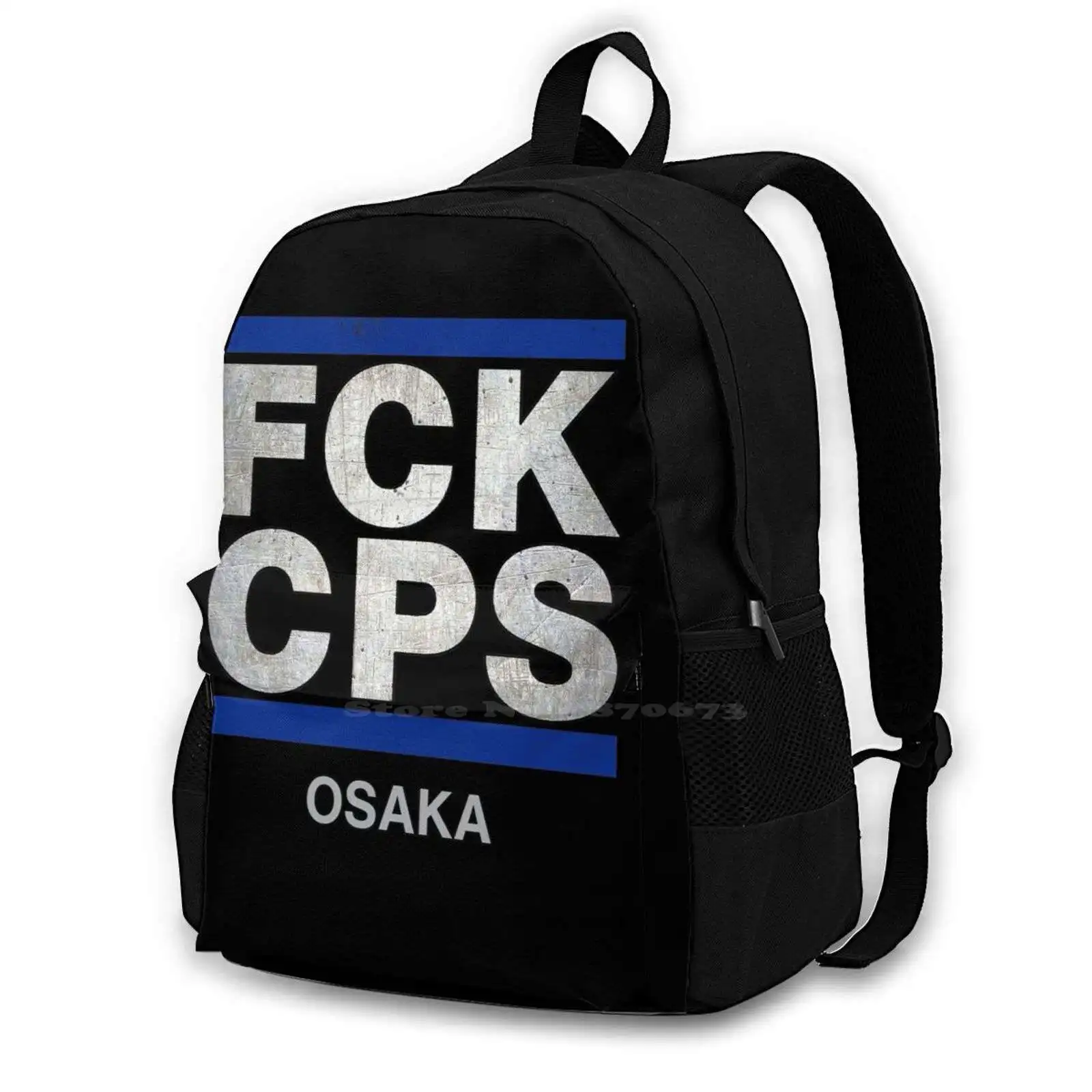 Japan Cps And My City Is Pattern Design Laptop Travel School Bags 1312 Ultras Pyro Casuals Against Modern Football No Var Old