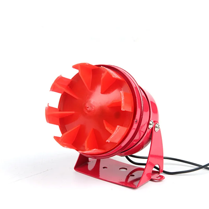 MS-190 AC 220V 110V DC 12V 24V 110DB Mini Metal Motor Siren Industrial Alarm Sound electrical guard against theft Mine alarm